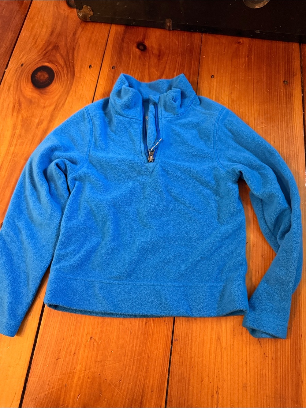 Obermeyer Kids Blue Quarter-Zip Fleece Pullover Sweater
